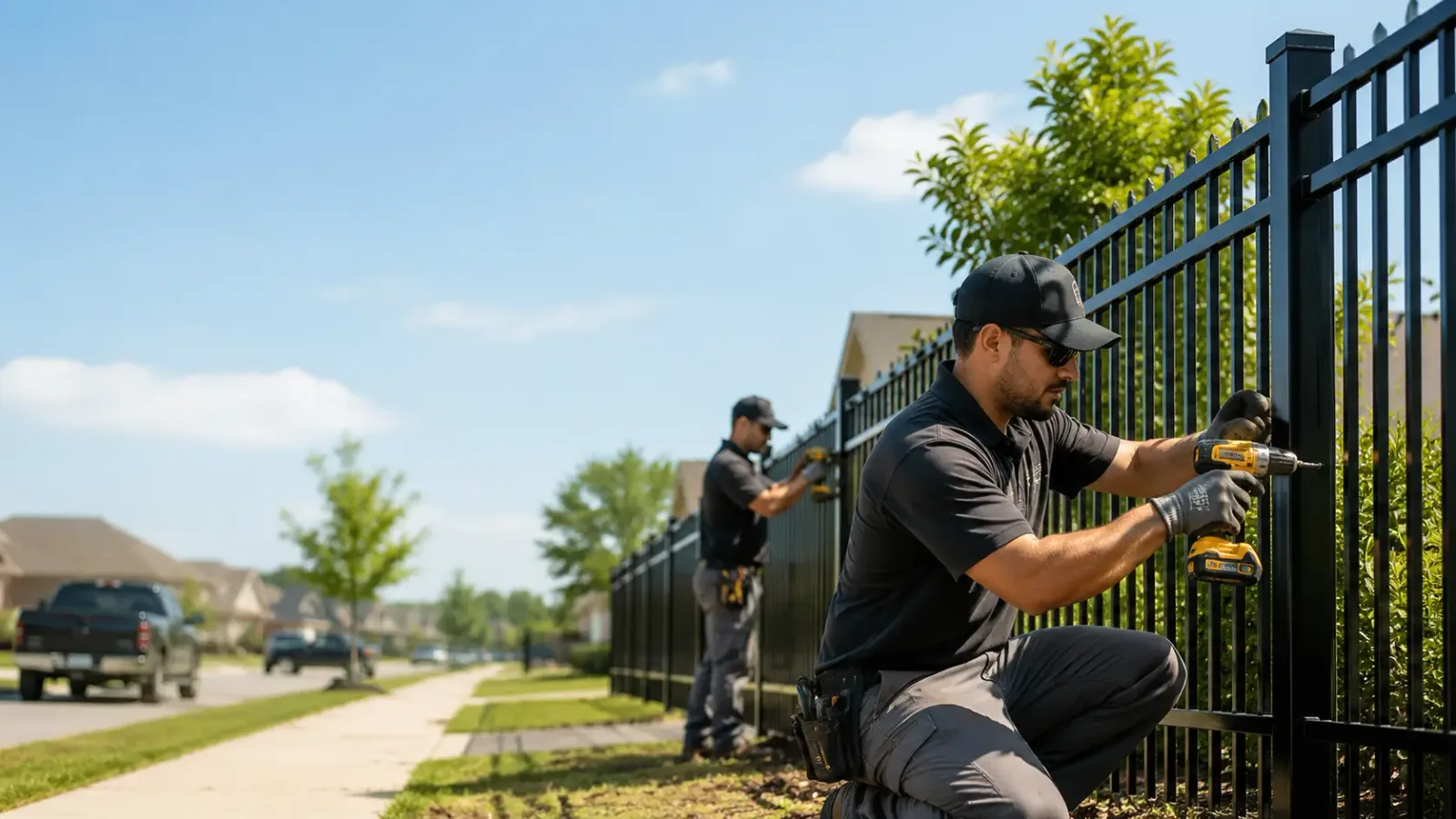 Metal Fence Installation in Terrytown, NE